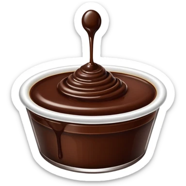salsa de chocolate sticker