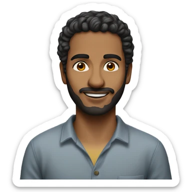 photorealistic Faisal sticker