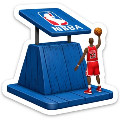 nba stand (#00A3E0) and red (#F9423A) sticker