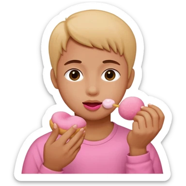 eating mochi sticker