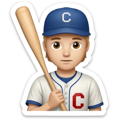 baseball player sticker