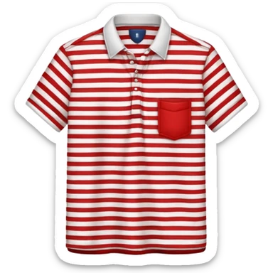 striped shirt, just the shirt sticker
