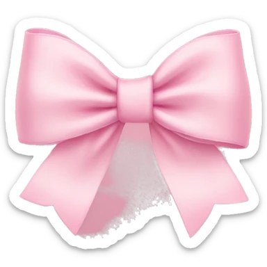 Light pink bows sticker