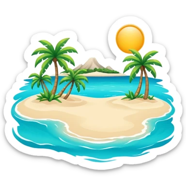 Islands in the sun sticker