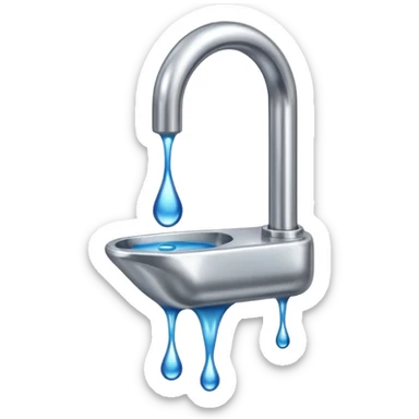 crypto currency symbol  named CryptoTap think more a tap or faucet  sticker