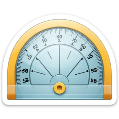 "📏" This emoji is for ruler. Then make an emoji for protractor. Which is real emoji type like the give sticker