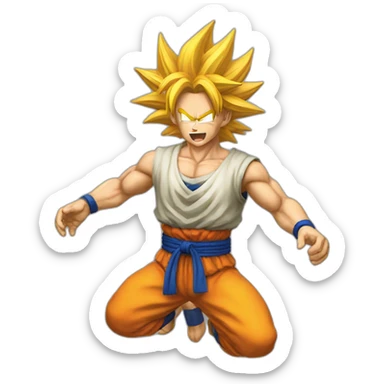 Sangoku ssj3 sticker