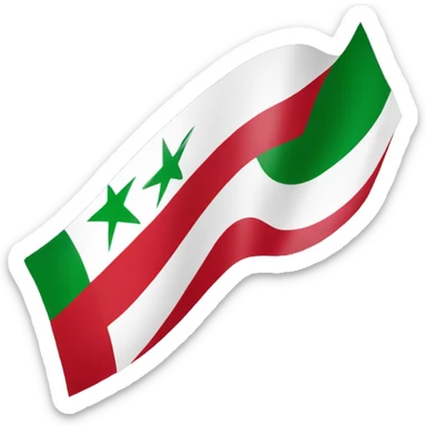 New syria flag sticker