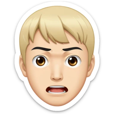 eikichi-onizuka's crazy face sticker