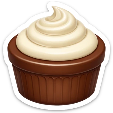 Chocolate blanco sticker