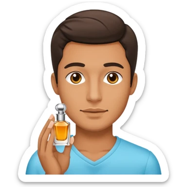 man parfum sticker
