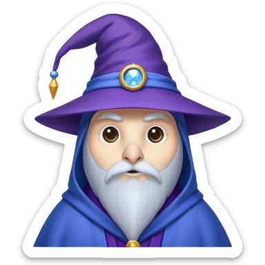 Penguin Wizard sticker