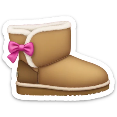 Uggs with bows sticker