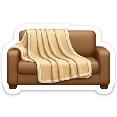 cozy blanket couch sticker