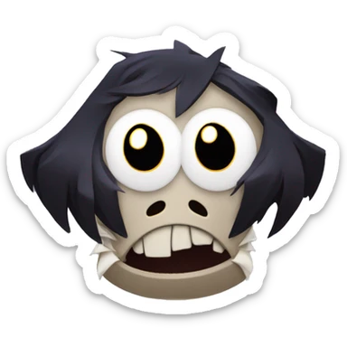 husk from hazbin hotel sticker