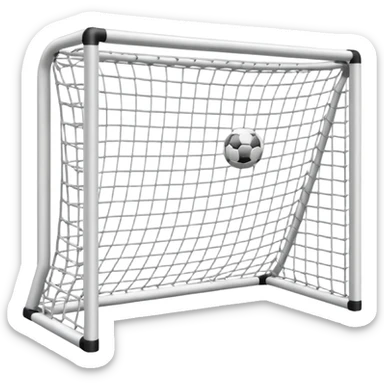 football goal straight on sticker