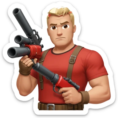 The Heavy from TF2 sticker