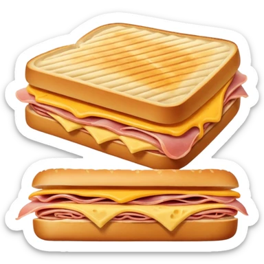 panini with ham and cheese sticker