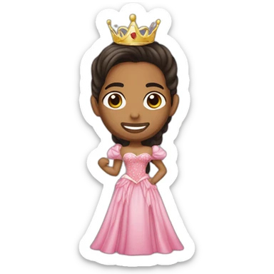 Romeo santos with a princess dress sticker