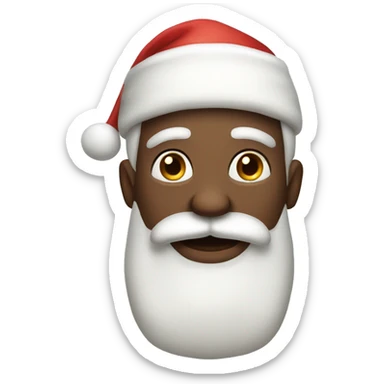 Papá Noel blanquito y adorable  sticker