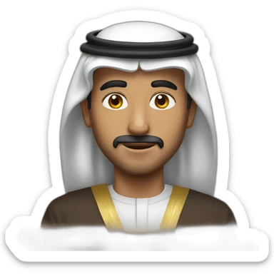 a man from saudi arabia sticker