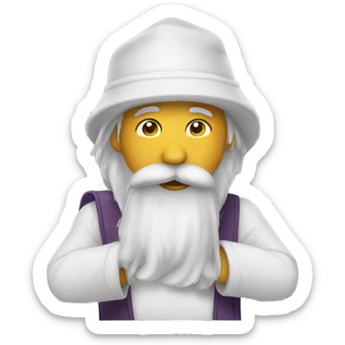 emoji estudando sticker