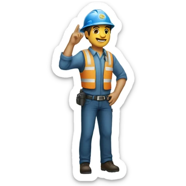 trabajador de raysi  sticker