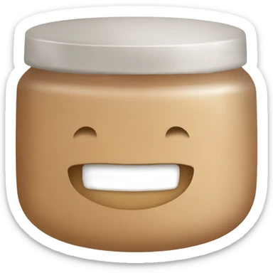 light brown body scrub pot sticker