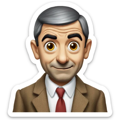 Mr Bean sticker