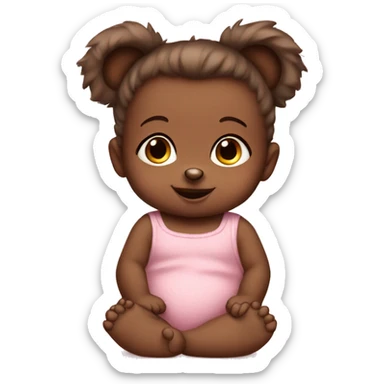 Baby bear daughters sticker