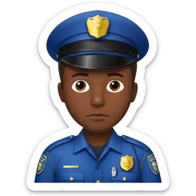 Police Man sticker