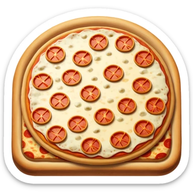 chesse slide pizza sticker
