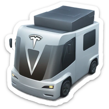 Tesla cyber truck sticker