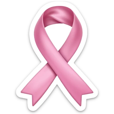 Pink ribbon sticker