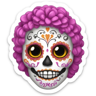 Dia de los muertos sticker