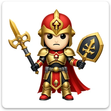 Warhammer 40k emoji inquisition squad sticker