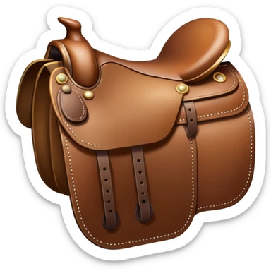 Brown Saddle sticker