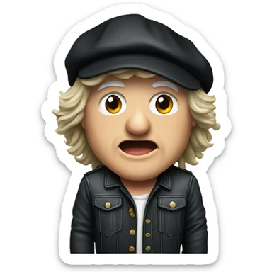 Brian Johnson ACDC sticker