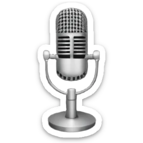 Hip hop recording studio booth sticker