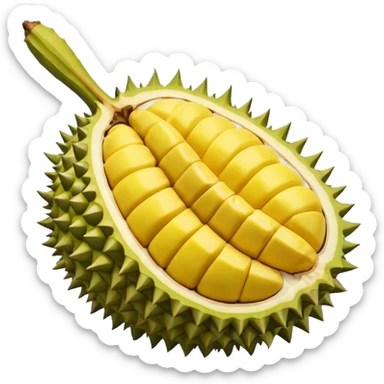 durian fruit sticker