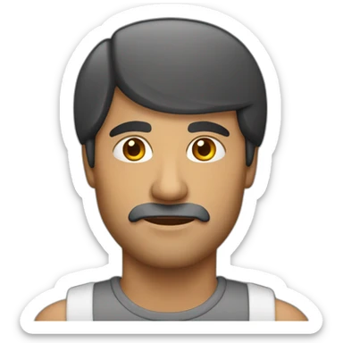 An albanian man sticker