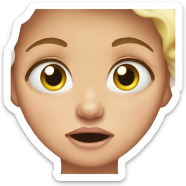 cry baby tears sticker