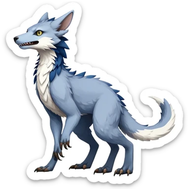 Modern Vernid-Sergal-Trico-species by LiLaiRa full body sticker