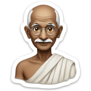 Mahatma Gandhi sticker