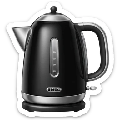 kettle smeg black sticker