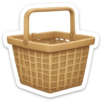shop basket sticker
