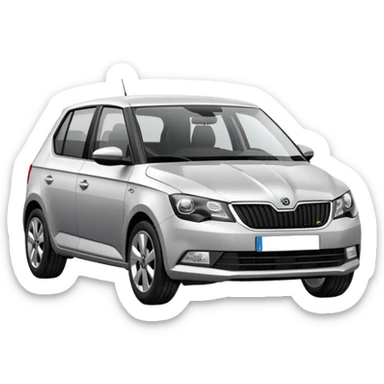 skoda fabia car sticker
