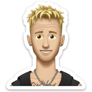 Can you make a machine gun Kelly emoji sticker