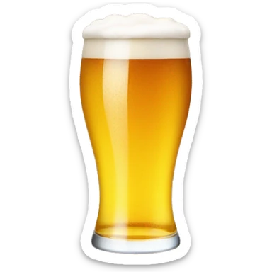 😃 this emoji with beer sticker