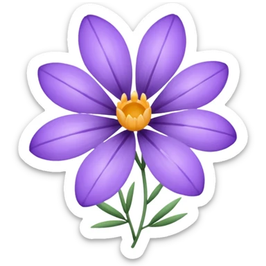 Lavender flower sticker